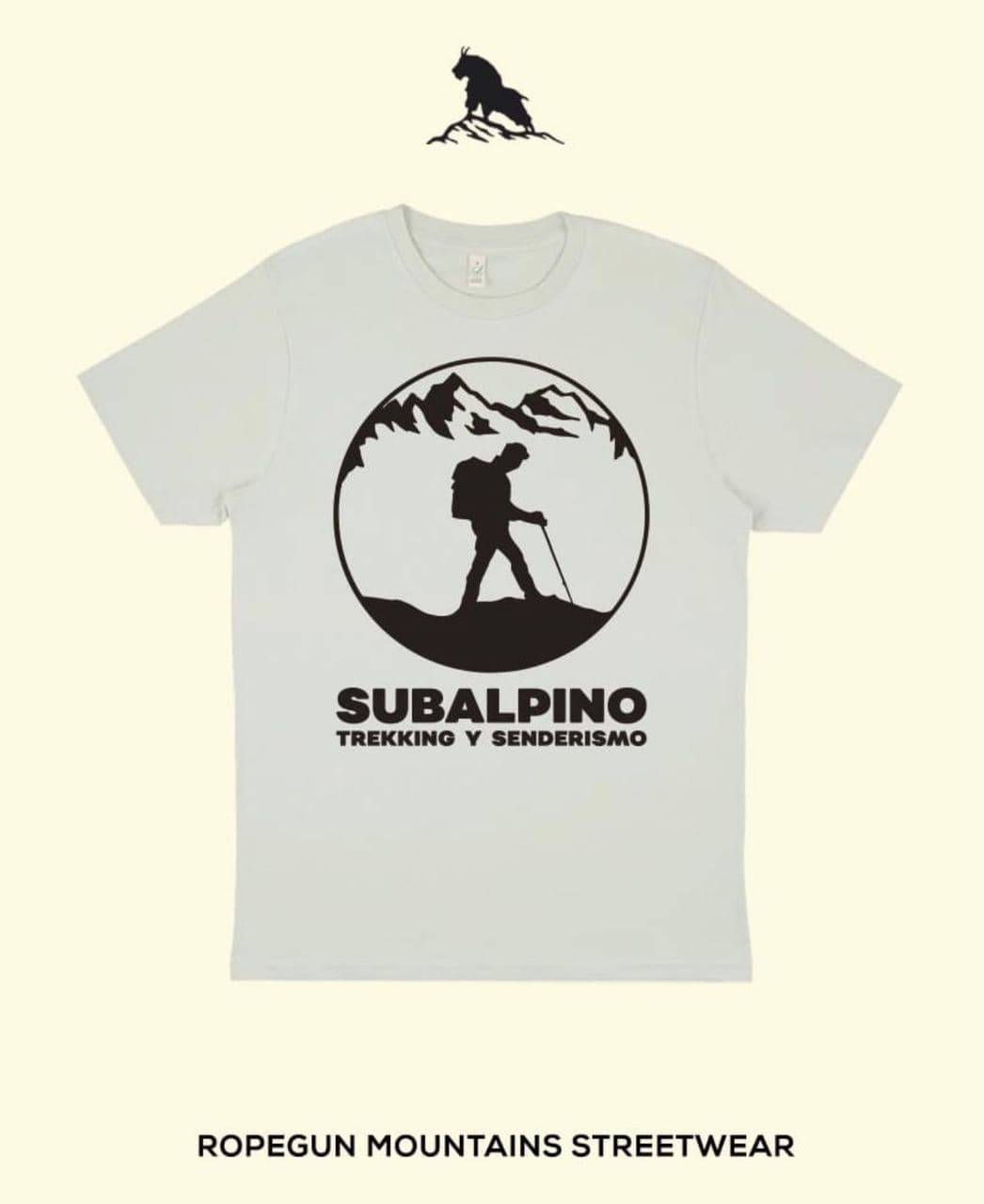 Camiseta Unisex SubAlpino blanca — foto 1